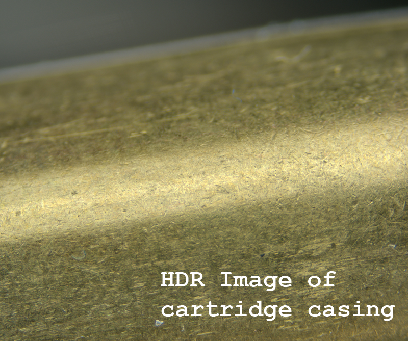 HDR image of cartridge casing.